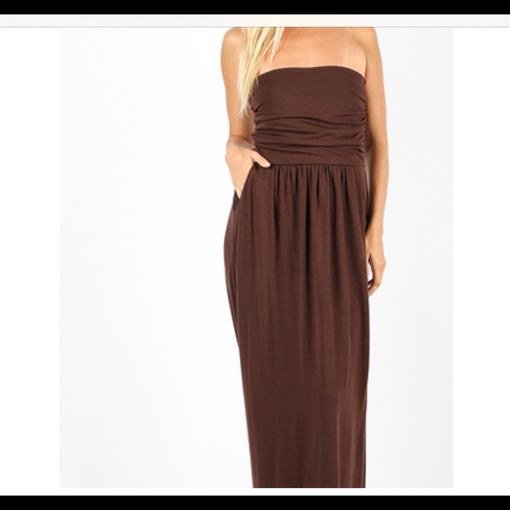 Strapless Maxi Dress 💃🏼